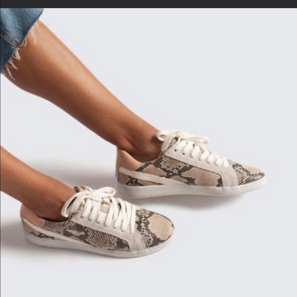 Dolce Vita Nino snakeskin sneakers, 8.5
